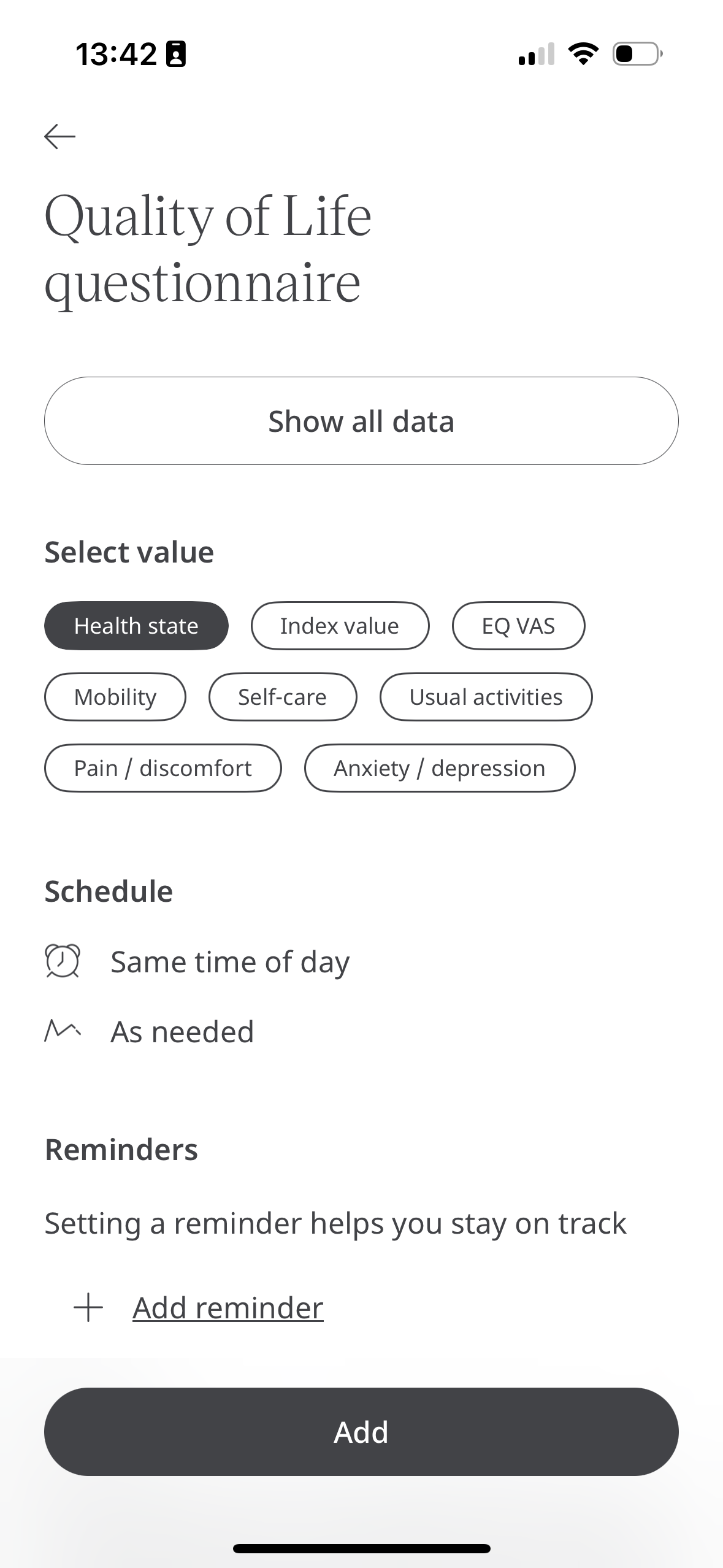 Patient Support Feature